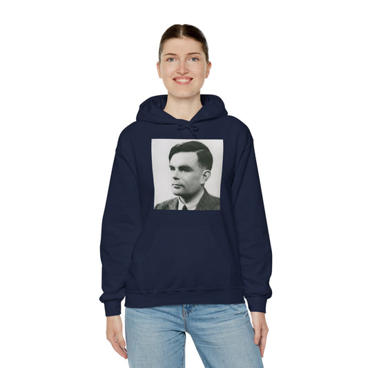 Alan Turing Portrait - Heavy Blend Unisex Hoodie