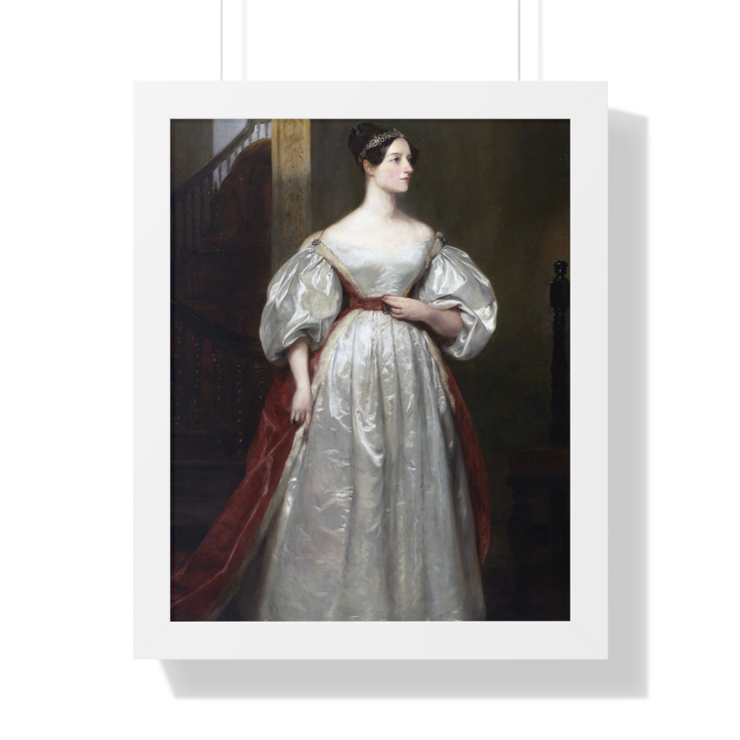 Ada Lovelace Framed Portrait: First Computer Programmer