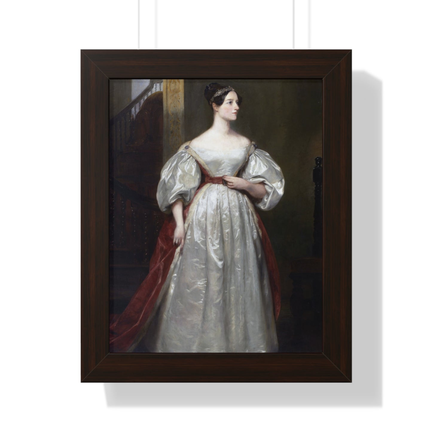 Ada Lovelace Framed Portrait: First Computer Programmer