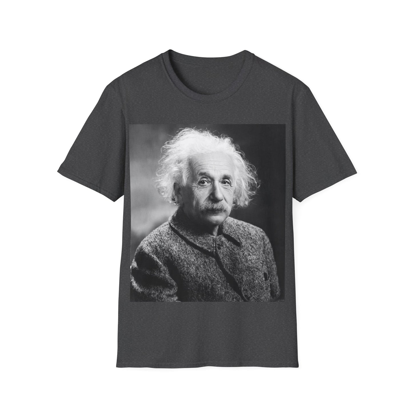 Albert Einstein Portrait Softstyle Unisex T-Shirt