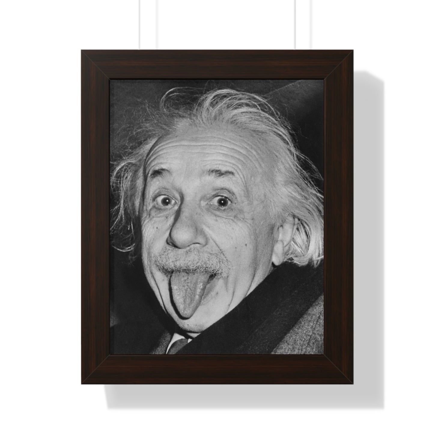 Einstein's Tongue: Iconic Framed Vertical Poster