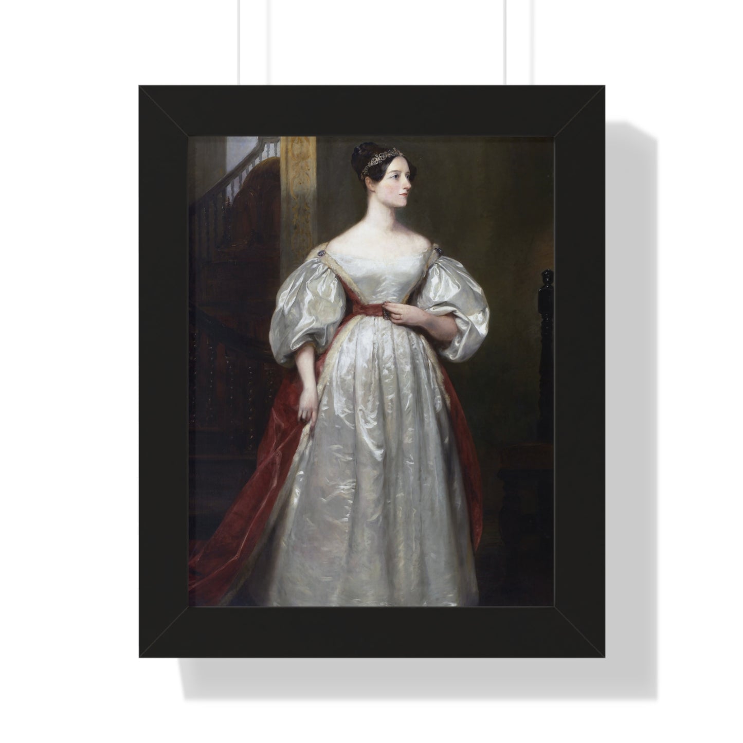 Ada Lovelace Framed Portrait: First Computer Programmer