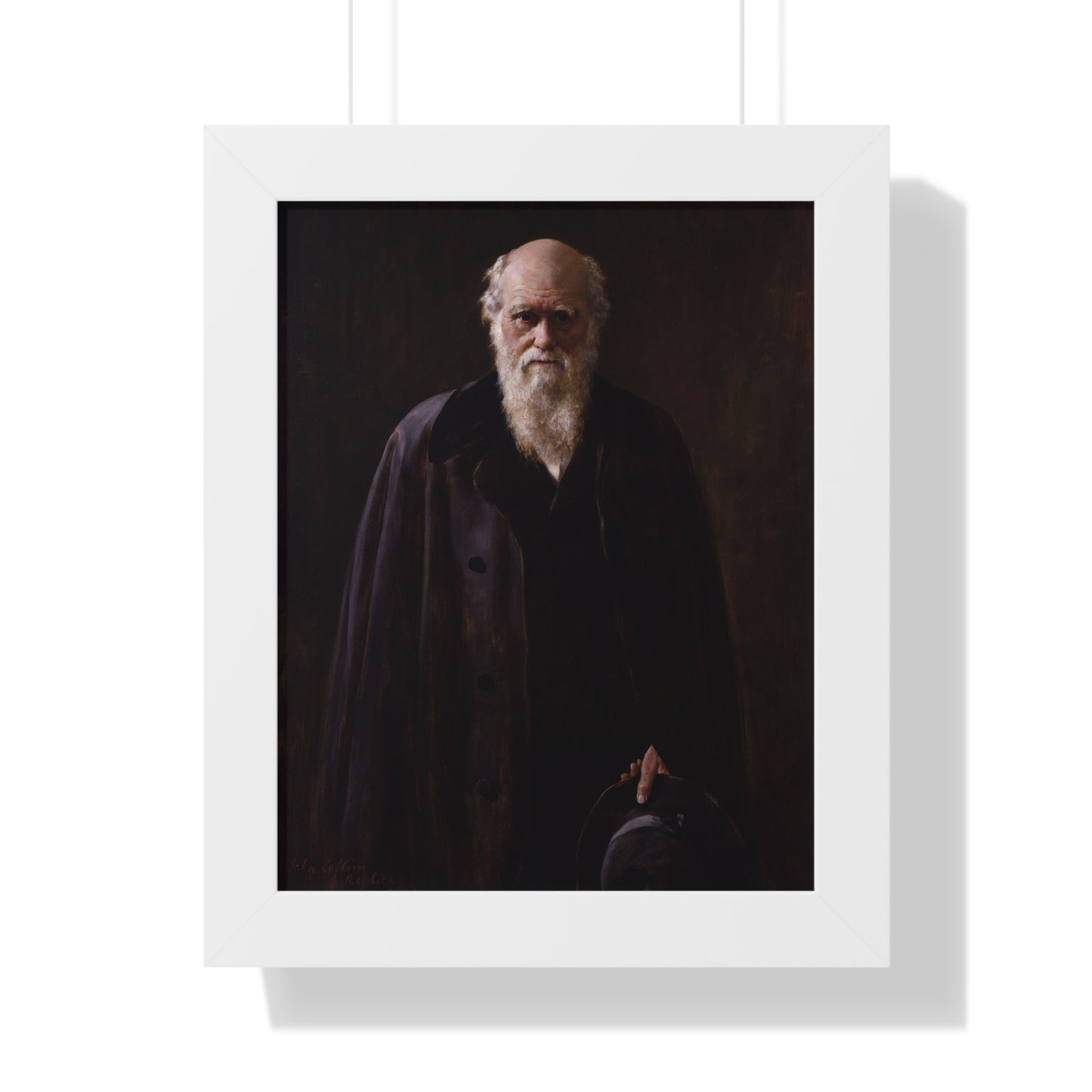 Charles Darwin Framed Portrait by John Collier