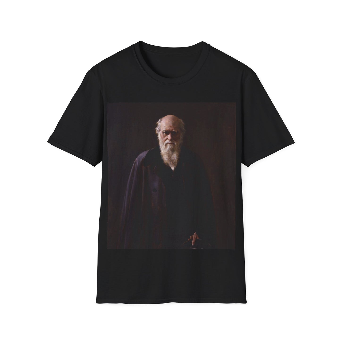 Charles Darwin Portrait Unisex Softstyle T-Shirt