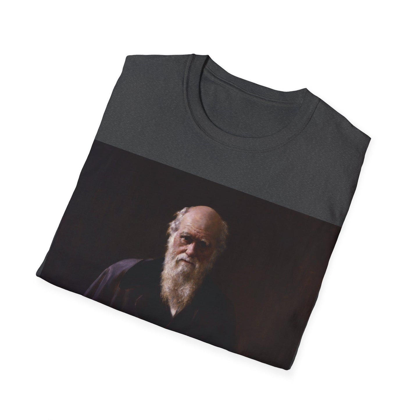 Charles Darwin Portrait Unisex Softstyle T-Shirt