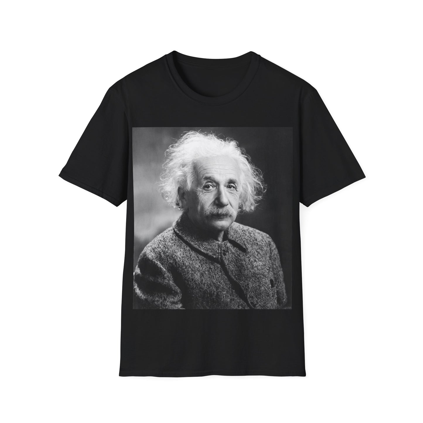 Albert Einstein Portrait Softstyle Unisex T-Shirt