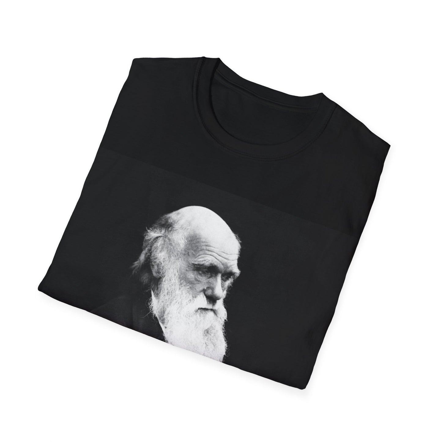 Charles Darwin Portrait - Softstyle Unisex T-Shirt