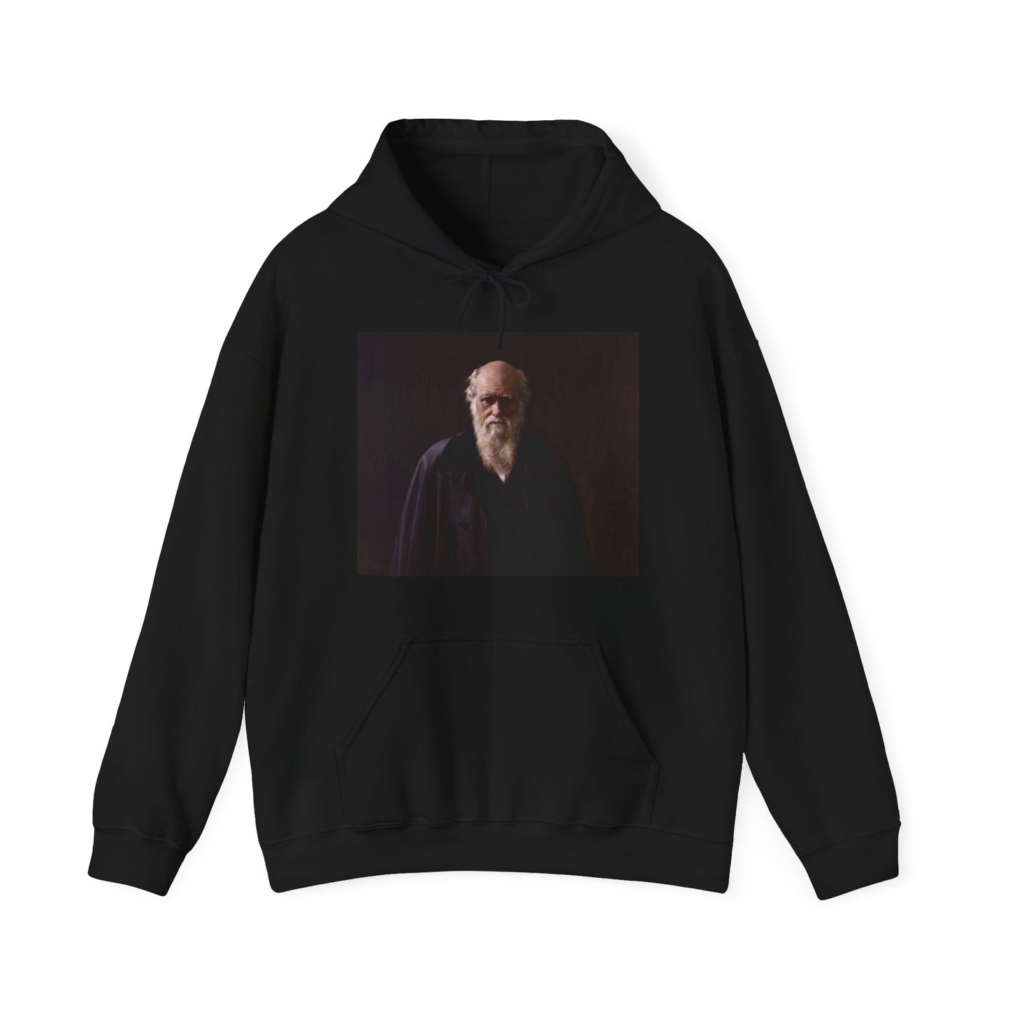 Charles Darwin Portrait Heavy Blend Unisex Hoodie