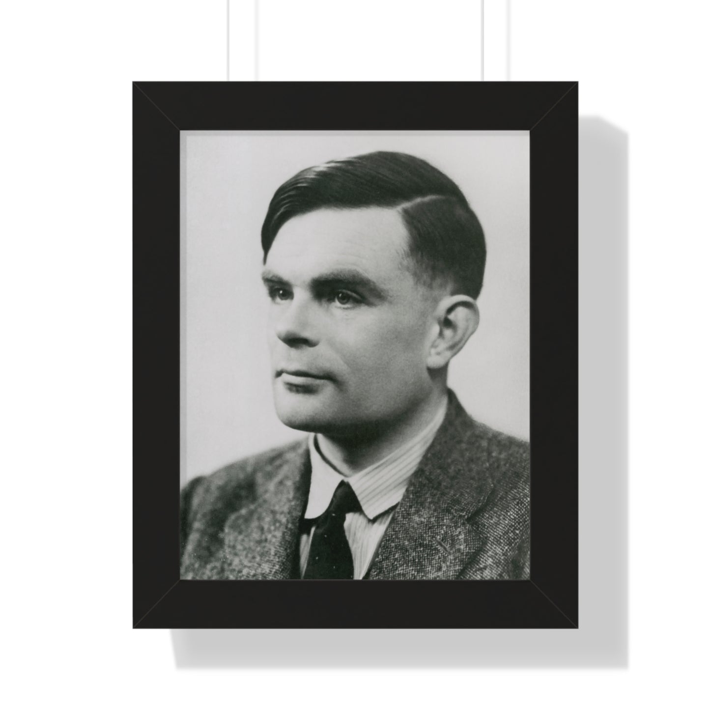 Framed Portrait of Alan Turing