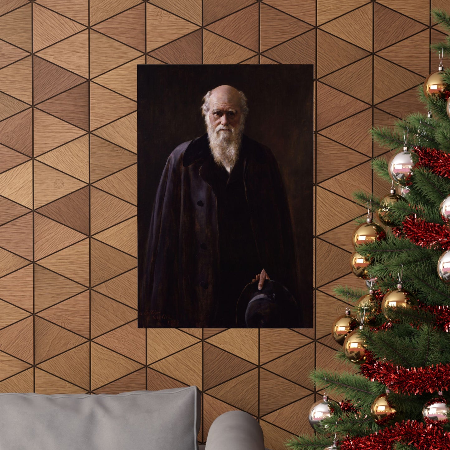 Charles Darwin Portrait - John Collier - Matte Poster