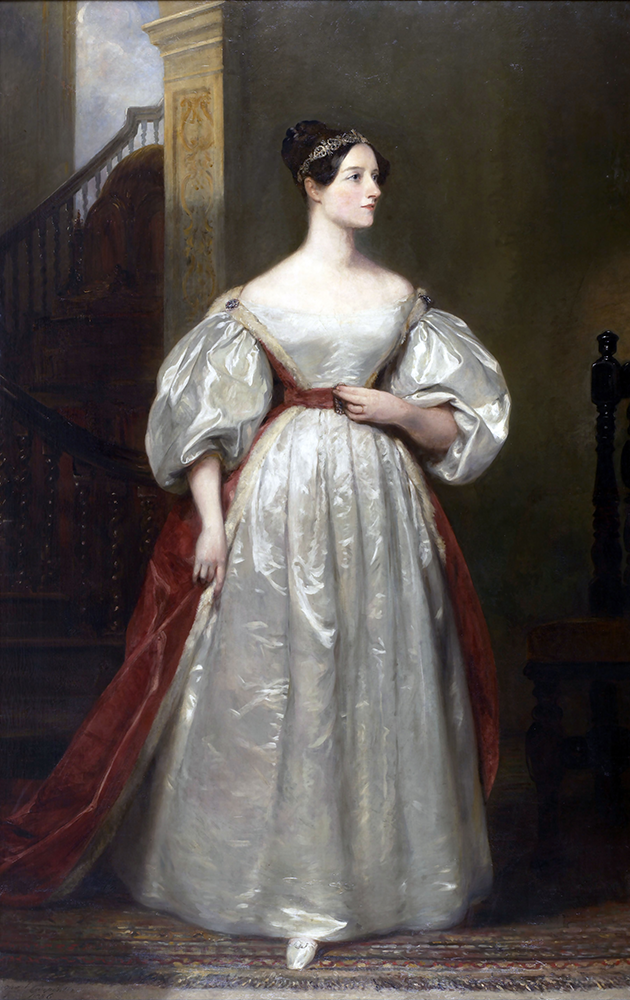 Ada King (1815–1852), Countess of Lovelace, Mathematician, Daughter of Lord Byron, by Margaret
Carpenter, 1836